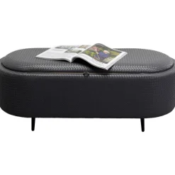Banquette Venezia Storage anthracite 100cm