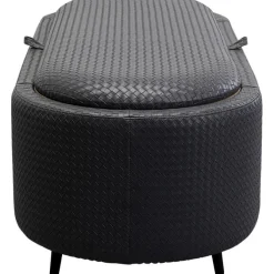 Banquette Venezia Storage anthracite 100cm