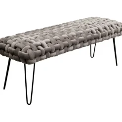 Banquette Weave gris 128cm