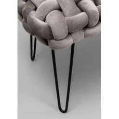 Banquette Weave gris 128cm