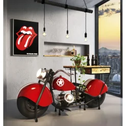 Bar Motorbike rouge