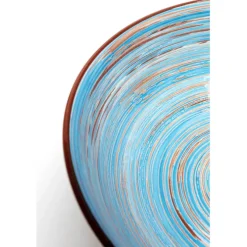 Bol Swirl bleu Ø22cm