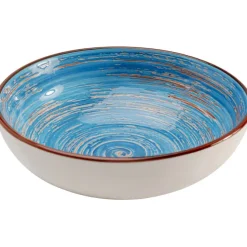 Bol Swirl bleu Ø18cm