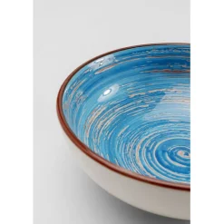 Bol Swirl bleu Ø18cm