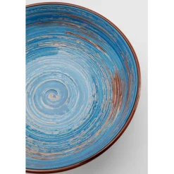 Bol Swirl bleu Ø18cm