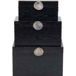 Boîte Nifty noir (3/Set)