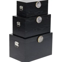 Boîte Nifty noir (3/Set)