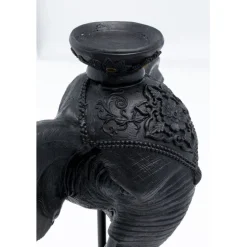 Bougeoir Elephant Head noir 49cm