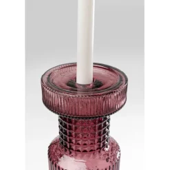 Bougeoir Marvelous Duo fuchsia gris 49cm