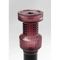 Bougeoir Marvelous Duo fuchsia gris 49cm