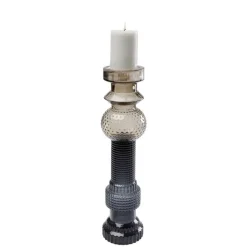 Bougeoir Marvelous Duo marron gris 49cm
