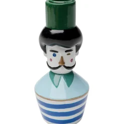 Bougeoir Monsieur Mustache 16cm