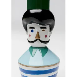 Bougeoir Monsieur Mustache 16cm