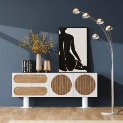 Buffet Atomic blanc 183x76cm