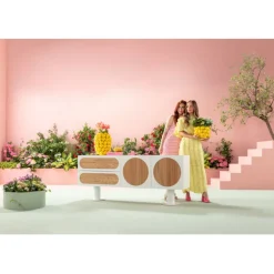 Buffet Atomic blanc 183x76cm