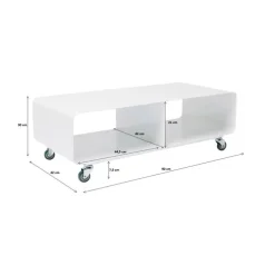 Buffet bas Lounge M blanc