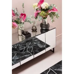 Buffet Soran noir 160x45cm