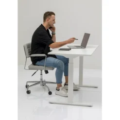 Bureau Office blanc blanc 160x80