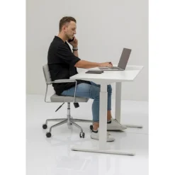 Bureau Office blanc blanc 160x80