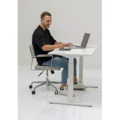 Bureau Office blanc blanc 160x80