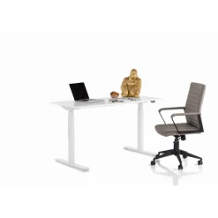 Bureau Office blanc blanc 140x70