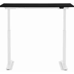 Bureau Office blanc noir 120x70