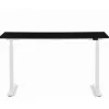 Bureau Office blanc noir 140x70