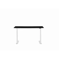 Bureau Office blanc noir 140x70