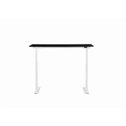 Bureau Office blanc noir 140x70