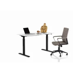 Bureau Office noir blanc 120x60cm