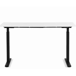 Bureau Office noir blanc 160x80