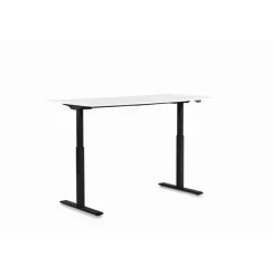 Bureau Office noir blanc 160x80