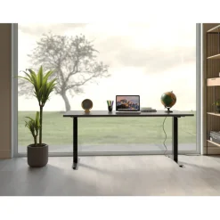 Bureau Office noir noir 140x70