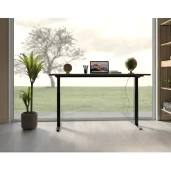 Bureau Office noir noir 140x70