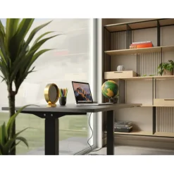 Bureau Office noir noir 140x70
