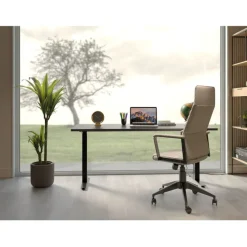 Bureau Office noir noir 140x70