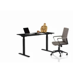Bureau Office noir noir 140x70
