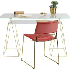 Bureau Polar laiton-verre trempé 8mm