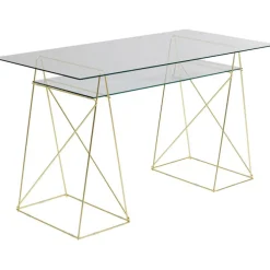Bureau Polar laiton-verre trempé 8mm