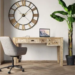 Bureau Puro 6 tiroirs 135x60cm