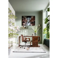 Bureau Soft Snake noyer 150x70cm