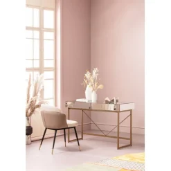 Bureau Soran doré 120x50cm