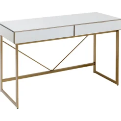 Bureau Soran doré 120x50cm