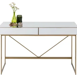 Bureau Soran doré 120x50cm
