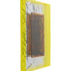 Cadre décoratif Crumple rouge 60x90cm