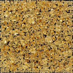 Cadre décoratif Gold Flower 80x80cm