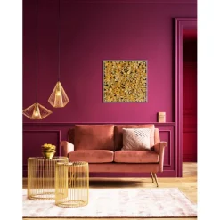 Cadre décoratif Gold Flower 60x60cm