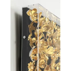 Cadre décoratif Gold Flower 60x60cm