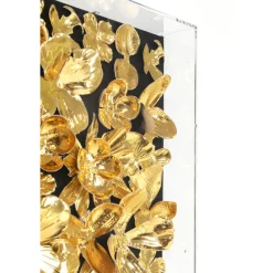 Cadre décoratif Gold Flower 60x60cm