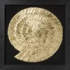 Cadre décoratif Golden Snail 120x120cm